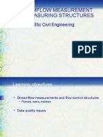 BSC HYDROLOGY, Streamflow Measurement