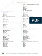 1385 - Future Tenses Test