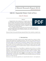 University of Bristol Research Report 08:16: SMCTC: Sequential Monte Carlo in C++