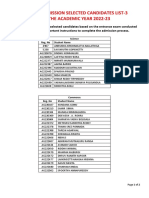 59.CLASS XI Admissions List III 2022 2023