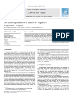 Low-Cycle Fatigue Behavior of AA2618-T61 Forged Disk