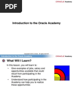 Introduction To The Oracle Academy