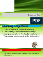 KE Energy and PE Energy Powerpoint No Equations Manipulated