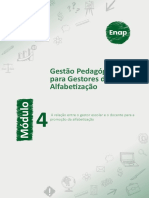 Módulo 4 - A Relação Entre o Gestor Escolar e o Docente para A Promoção Da Alfabetização