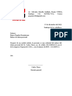 Carta D Enlace Banco Popular