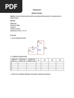 Práctica Transistores