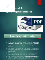 4 - Spectrophotometer