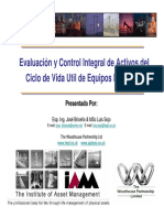 Evaluacion y Control Integral Del Ciclo de Vida de Activos V