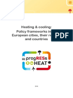 progRESsHEAT 2016 - Policy Framework in Six EU Cities