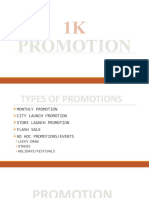 Retail Promotions Layout