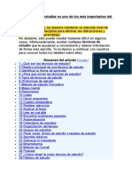 Info para Habitos y Tecnicas de Estudio