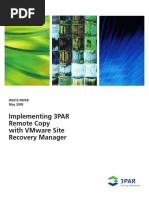 3PAR Remote Copy With VMware Site Recovery Manager