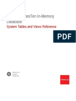 System Tables and Views Reference