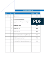 Product Backlog