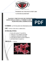 Manejo y Prevension de Enfermedades Infecciosas