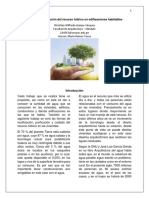 Ahorro y Reutilización Del Agua en Edificaciones Habitables