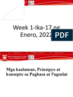 Week 1 Lesson 1-Pagbasa at Pagsulat