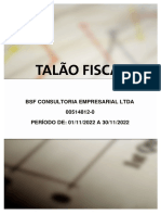 BSF - Talão Fiscal Eletronico