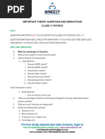 11physics Impt. Qs+derivations