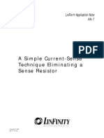 A Simple Current-Sense Technique Eliminating A Sense Resistor