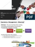 Week 2 - BU3044 - Operations Managemnet