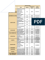 Especifiaciones Centro Educativo