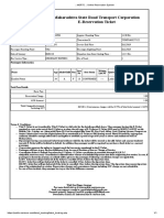 MSRTC - Online Reservation System