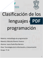 Clasificacion de Lenguaje de Programacion