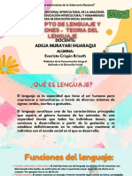 Concepto de Lenguajey Funciones - Teoria Del Lenguaje