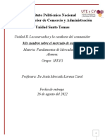 Unidad II. Foro 2. Mis Cuadros Sobre El Mercado de Negocios