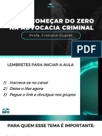 Como Começar Do Zero Na Advocacia Criminal