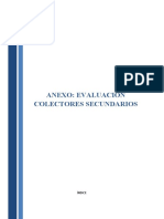 1.0 Evaluacion Colectores Secundarios