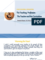 Week 2 - The Teaching Profession and The Teacher and The Curriculum