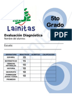 5to Grado - Diagnóstico