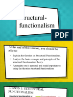 M5 Structural Functionalism