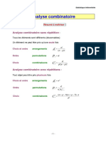 La Leçon 6 - 1 - Ex. Analyse Combinatoire