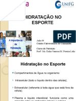 Aula 9 Hidratação No Esporte