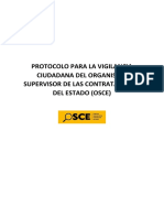 Protocolo para La Vigilancia Ciudadana Del Osce