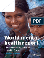 Transforming Mental Health For All: Executive Summary