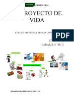 Mi Proyecto de Vida 2022 Desarrollo Personal