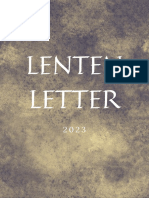 (English) Lenten Letter 2023 - Vincentian Family