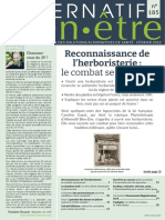 AlternatifBienEtre 185 Fevrier 2022 Reconnaissance de L Herboristerie Le Combat Se Poursuit SD