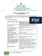 Re Entry Plan