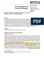 Sarros2015 - Board and Senior Management Alignment On School Strategy