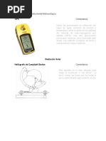 Instrumentos Meteorologia