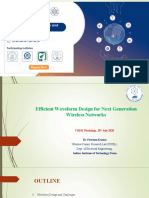 Waveform Design TSDSI-IITP 28thjuly