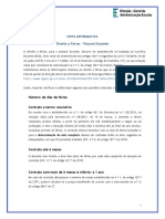 Nota Informativa Direito A Férias Pessoal Docente