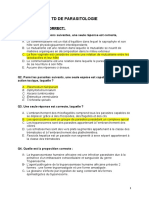 TD Parasitologie Avril 2019