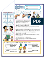 Possessive Adjectives