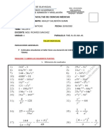 Taller 4 - Matemática